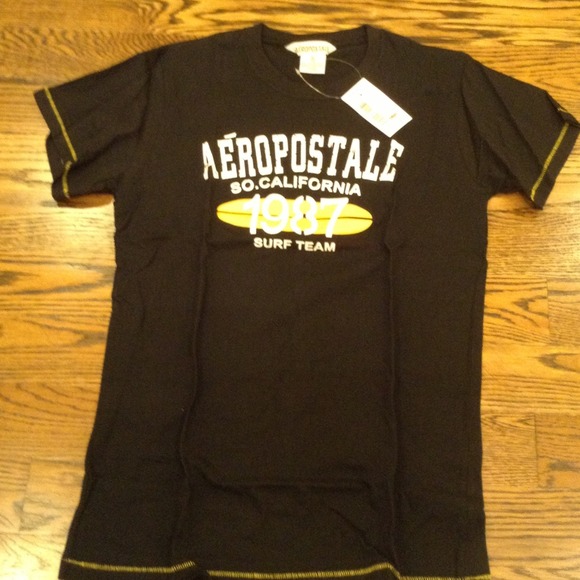 Men's Black AEROPOSTALE t-shirt. Size XL - Picture 1 of 3