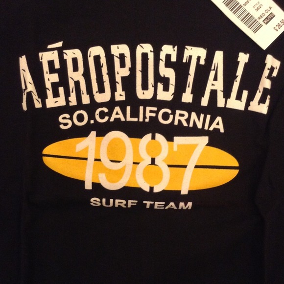 Men's Black AEROPOSTALE t-shirt. Size XL - Picture 2 of 3