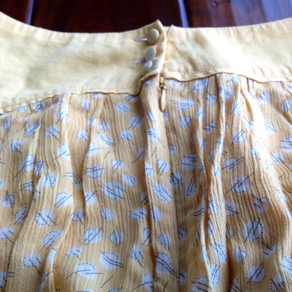 FREE yellow skirt madewell anthro brandy - Picture 2 of 4