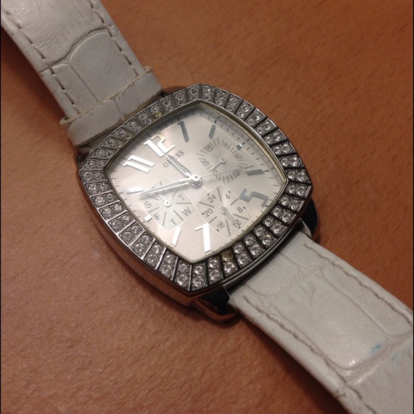 Guess Watch Genuine Leather