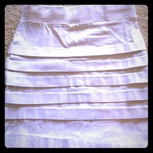 White high rise pencil skirt !!