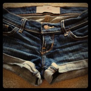 Lightly destroyed Hollister shorts