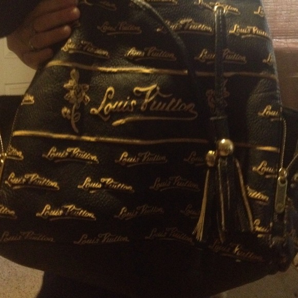 Lois Vuitton inspired large bag