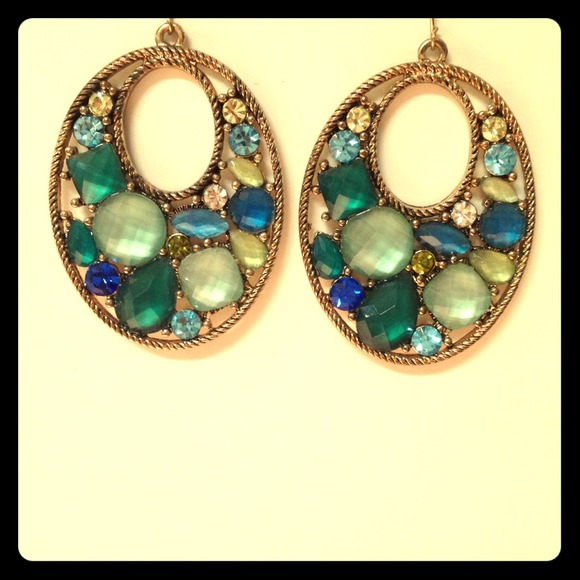SOLD Jeweled earrings