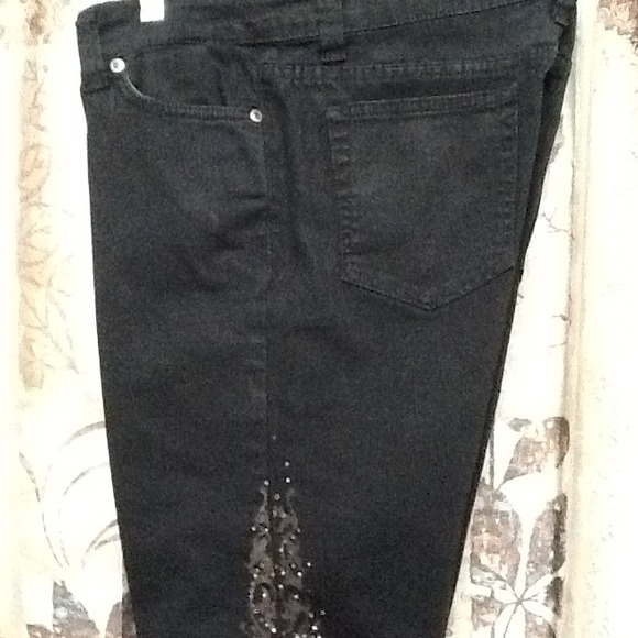 Boot cut black jeans