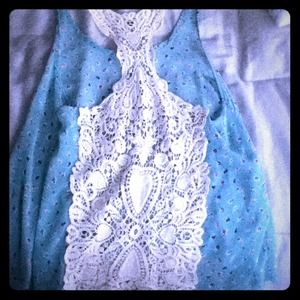 Racer back crochet top