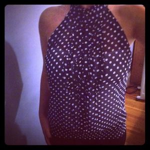 🌀SOLD🌀 Forever 21 Sheer Polka Dot Tank