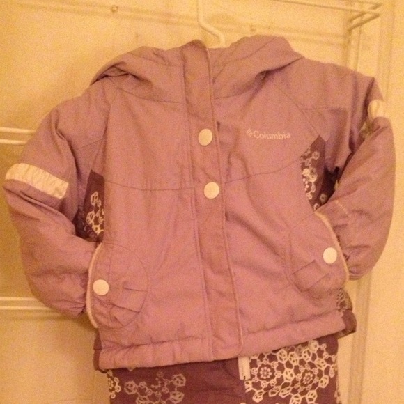 Coat and bib for 18 month baby girl.