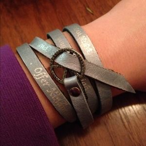 ⚡⚡⚡FLASH SALE⚡⚡⚡Powder blue wrap bracelet!