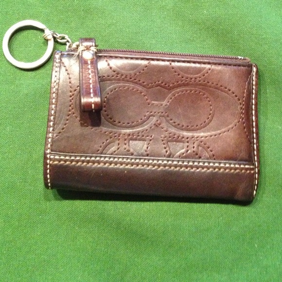 Coach Clutches & Wallets - Coach Mini Wallet w/ keychain attachment