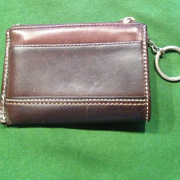 Coach Mini Wallet w/ keychain attachment - Picture 2 of 3