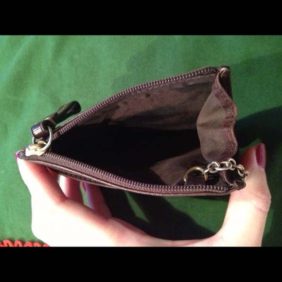 Coach Mini Wallet w/ keychain attachment - Picture 3 of 3