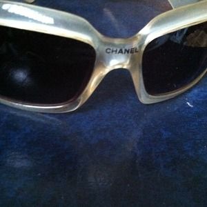 CHANEL Accessories - CHANEL hand polished clear frame sunglasses CHANEL Accessories - CHANEL hand polished clear frame sunglasses