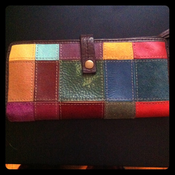 Patchwork Leather Wallet