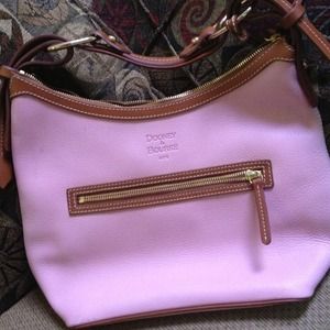 SOLD - Authentic lightly used pink Dooney & Bourke