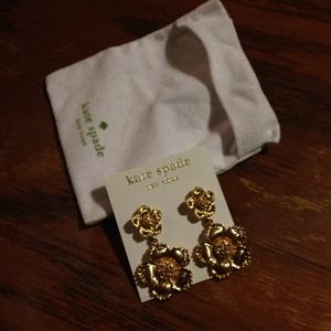 NWT Gold Kate Spade Earrings