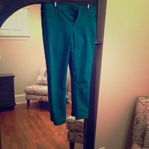 Teal jeans