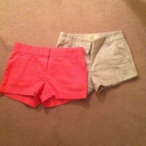 BUNDLE Classic Twill J.Crew Cityfit Chino Shorts