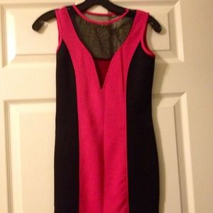 SMALL Fuschia mini dress
