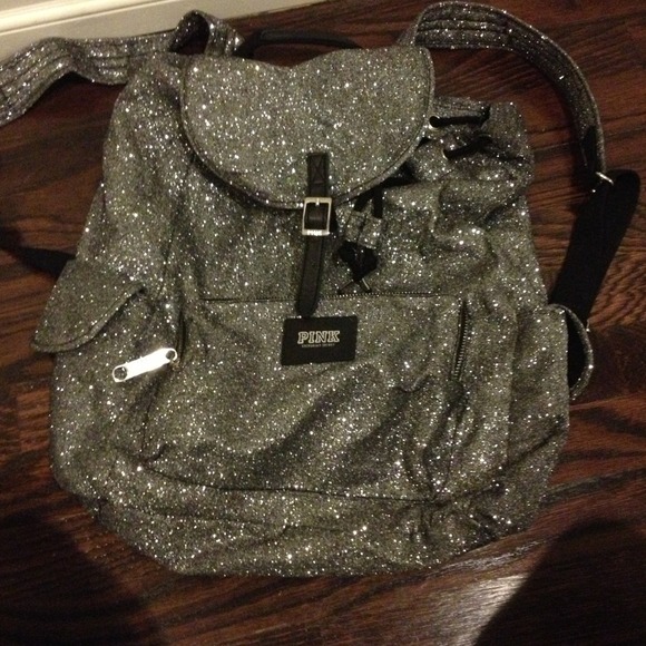 Pink sparkle backpack