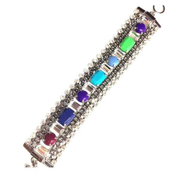 💢RESERVED💢Silver Juicy Multi-Colored Bracelet