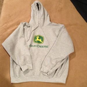 New John Deere sweatshirt.