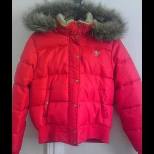 SouthPole Gold fur jacket