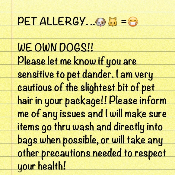 Pet allergy