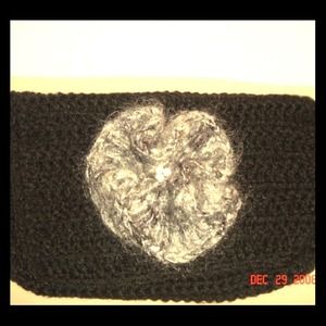 Handmade crochet clutch