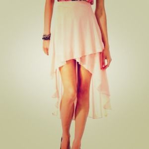 High low skirt