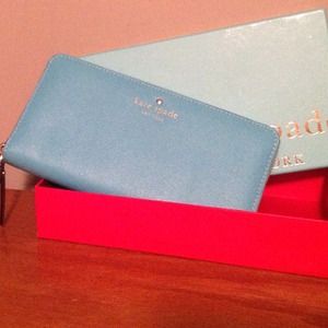 Aqua Kate Spade Wallet