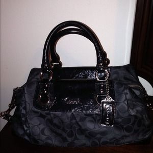 ***Trade***Black Coach Handbag
