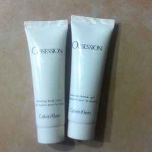 Obsession body lotion and shower gel