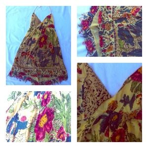 ❌SOLD❌Lucky Brand Floral Halter Dress REDUCED