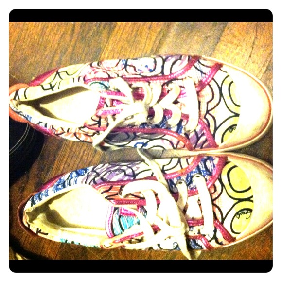 Coach shoes- sneakers- worn with love
