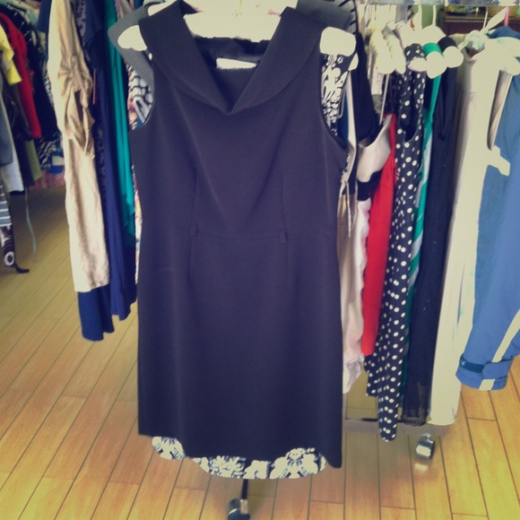 Black classic dress