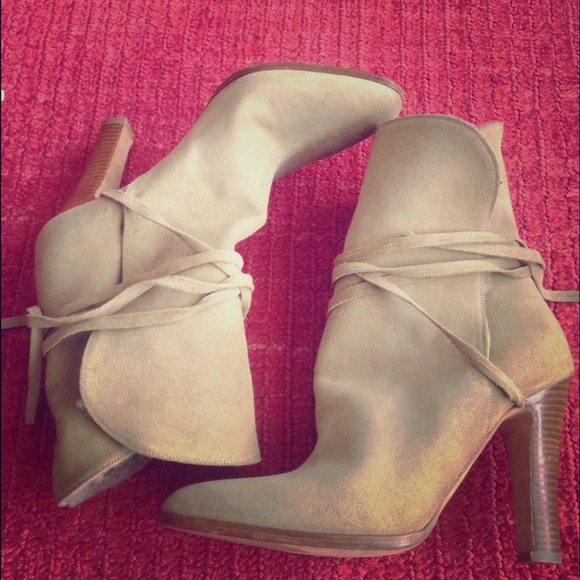 Brian Atwood Boots - 🆕 Brian Atwood Suede Ankle Boots