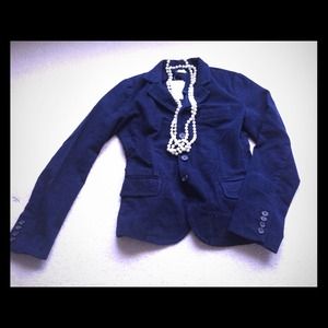 Navy blue blazer by J.Crew