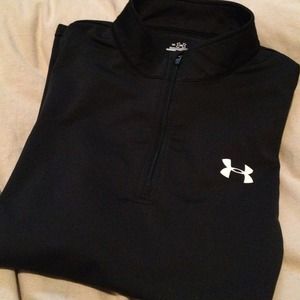 Long sleeved black Under Armour jacket