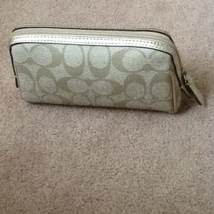 Authentic Coach makeup bag