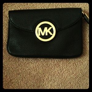 Michael Kors black clutch