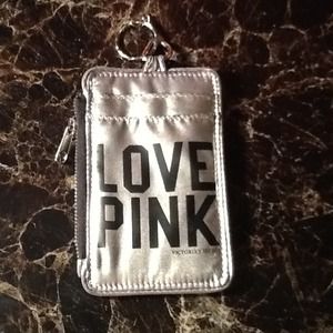 Victoria secrete pink ID holder reserved