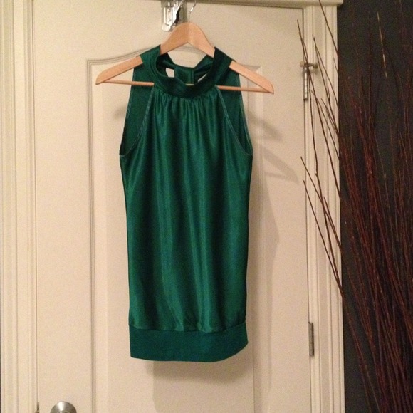 Green jewel toned top