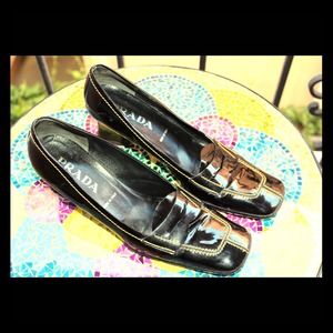 PRADA Patten Leather Loafers