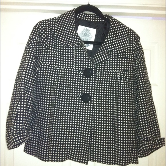 **SOLD**Polka Dot Jacket