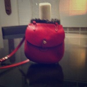*reserved black beauty2*Dooney Red Happy Bag