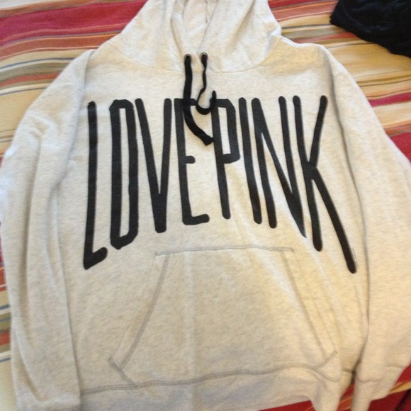 Grey pull over sweater-Victorias secret pink