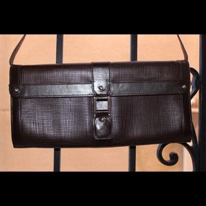Brown Kenneth Cole Oversized Clutch