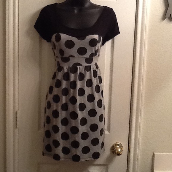 sherrylynn's bundle Heather grey and black poka