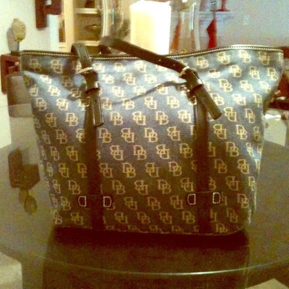 Reserved for marnacox Dooney Signature Denim Tote